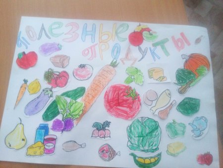 Рисование полезные продукты