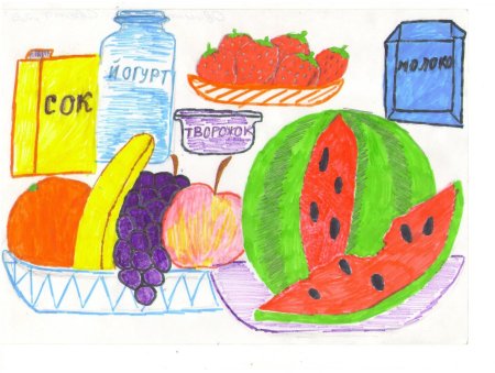 Мое любимое блюдо рисунок