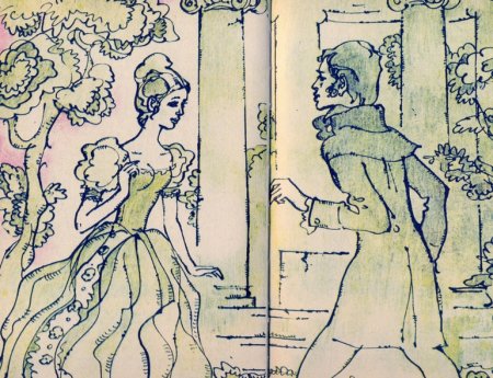 Владимир Дубровский и Маша иллюстрации