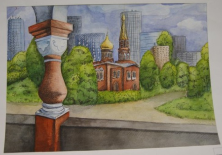 Ижевск рисунок города