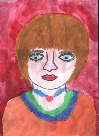 Живопись акварелью портрет ребенок