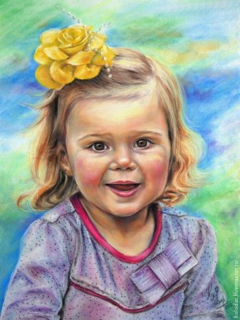 Портрет ребенка карандашом