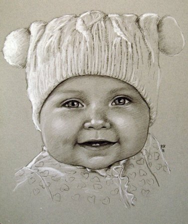 Портреты детей акварелью