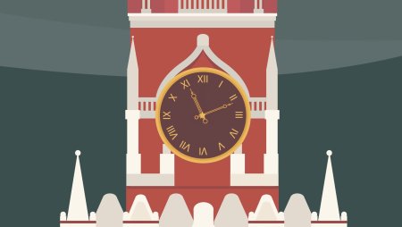 Спасская башня Кремля схематично