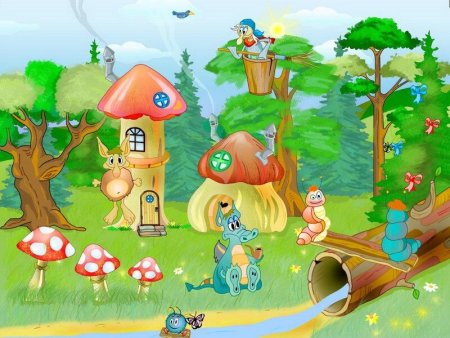 Нарисовать сказочный лес