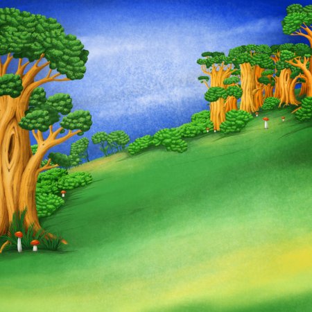 Лес детские картинки