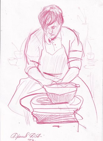 Гончар рисунок
