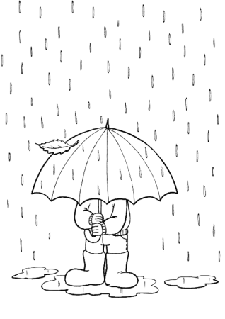 Осенний дождь для детей