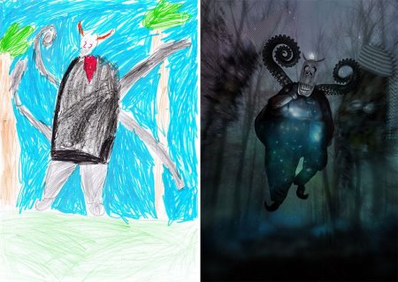 Картины по детским рисункам