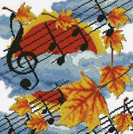 Веселая осень живопись