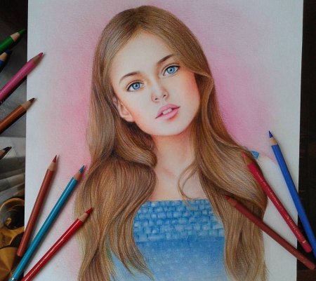 Портрет пастелью сухой