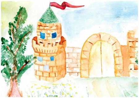 Рисунок на тему древний город