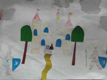 Рисование древний город для детей