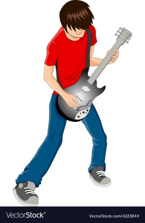 Ребенок гитарист