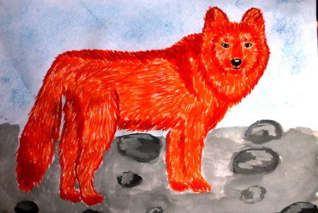 Конкурс рисунков животные красной