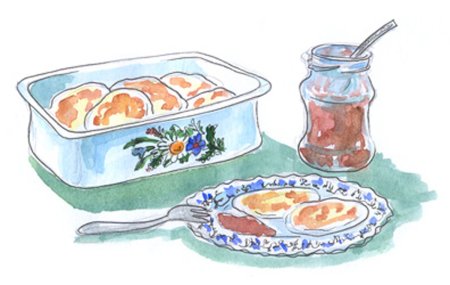 Сырники рисунок