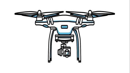 Квадрокоптер схематично