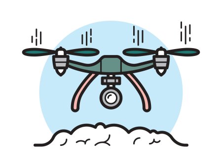 Квадрокоптер иконка