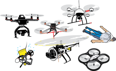 Дрон мультяшный