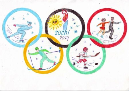 Олимпийские игры рисунок