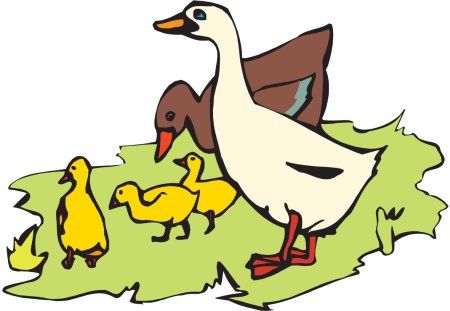 Гусенок мультяшка