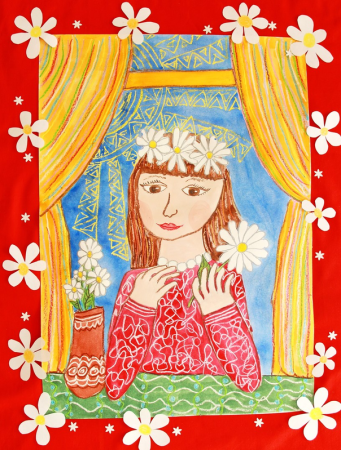 Рисунок моя мама