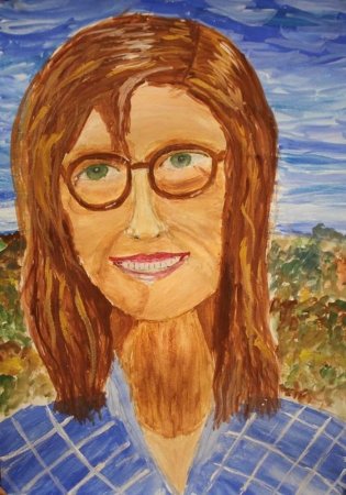 Изо портрет мамы