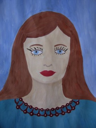 Портрет бабушки детский