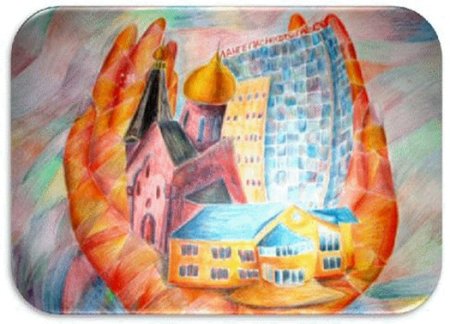 С днем рождения город рисунок детский
