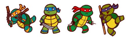 Ниндзя Черепашки рисунки детские