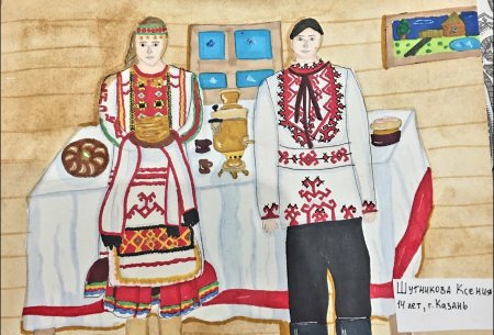 Национальные костюмы народов России чуваши