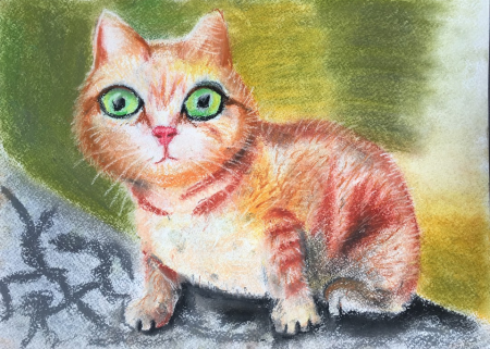 Детские рисунки котов