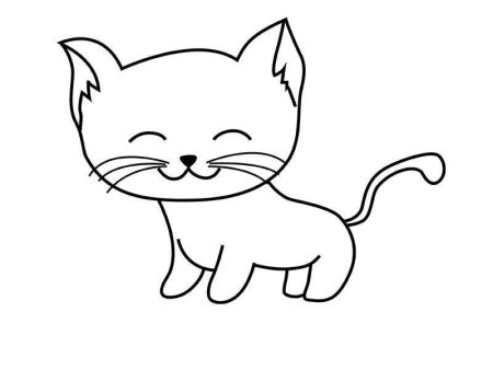 Котята рисунки для срисовки детям