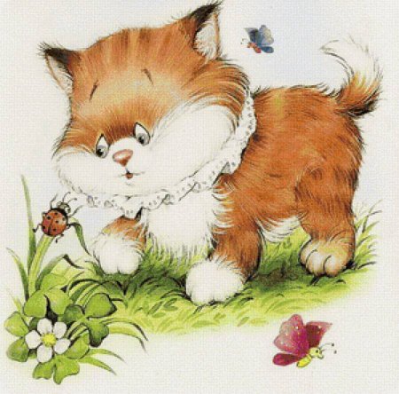 Котенок иллюстрация