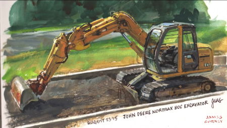 Экскаваторщик для детей