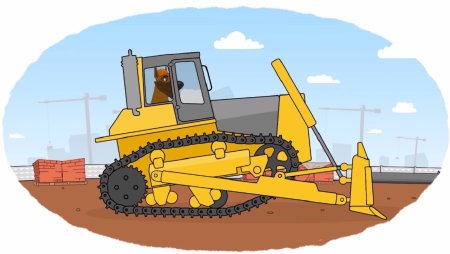 Раскраски экскаваторов Хитачи