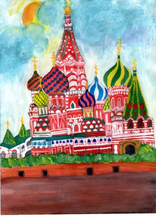 Рисование Кремль