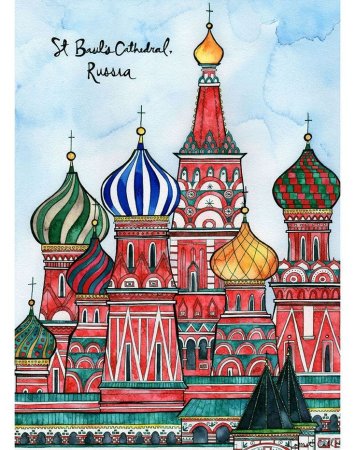 Московский собор Василия Блаженного изо