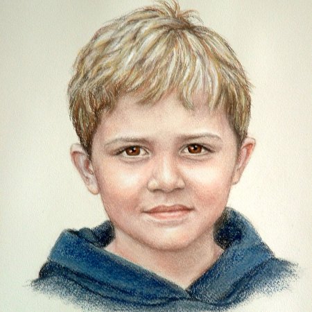 Мальчик акварель