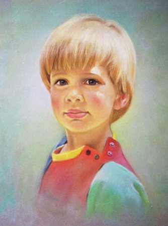 Портрет рыжего мальчика