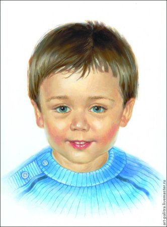 Портрет мальчика карандашом