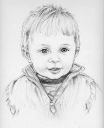 Портрет в цвете мальчик