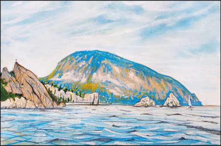 Аю Даг Артек гора рисунок