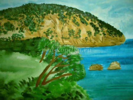 Медведь гора рисунок