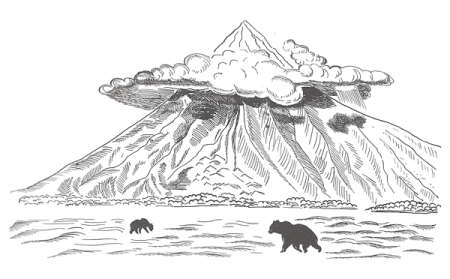 Рисунки гор для срисовки