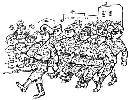 Солдат картина для детей