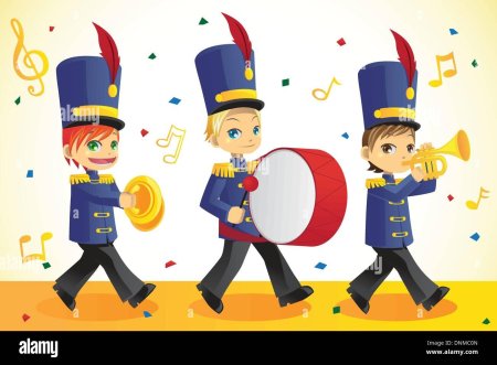 Парад раскраска