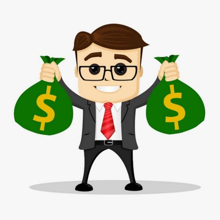 Мультяшный бизнесменка