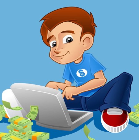 Заработок в интернете мультяшный