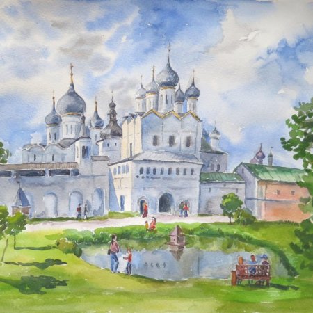 Рисунок города Ростов Великий